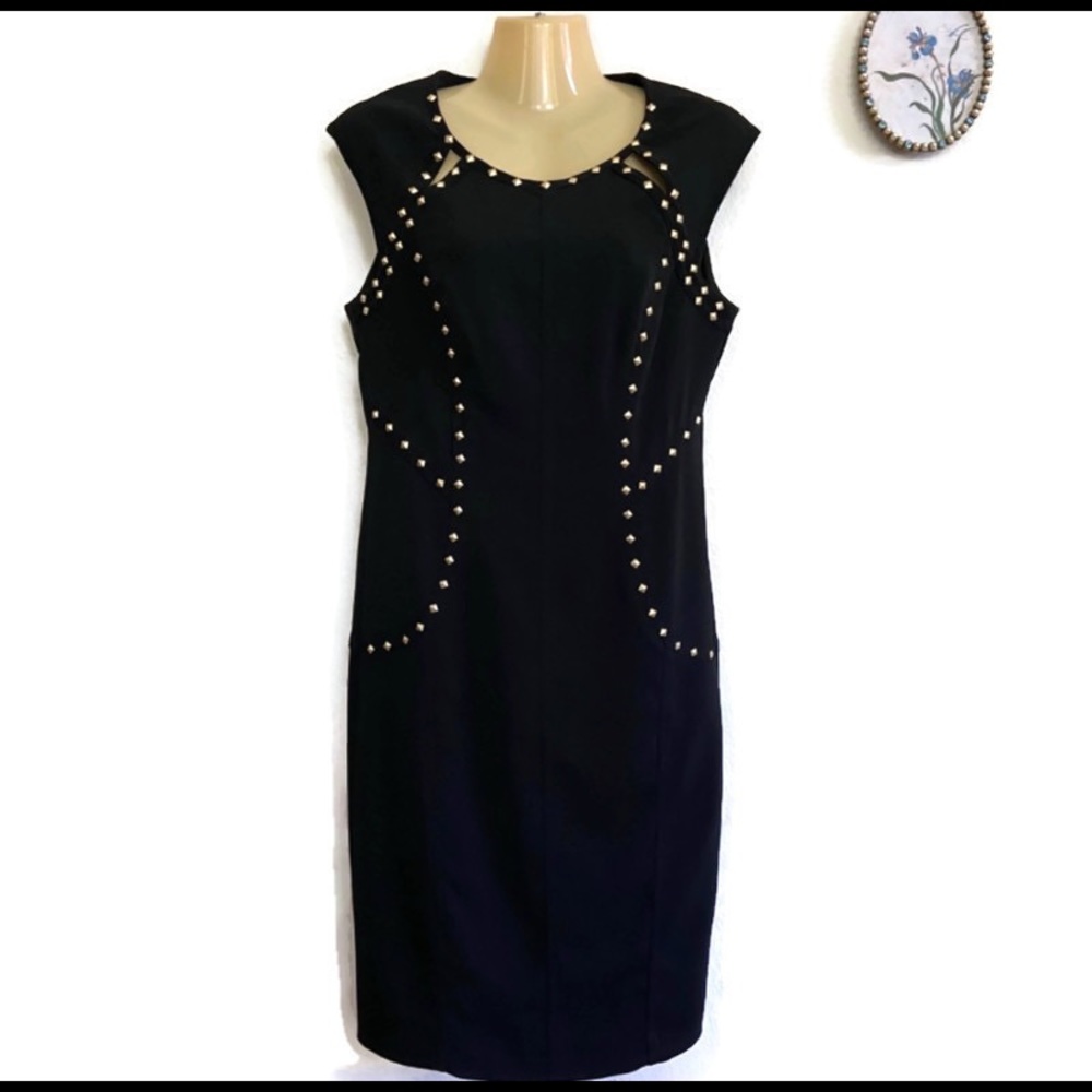 Laundry by Shelli Segal Black Fitted Dress